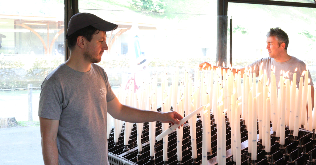 Candle at the Chapels of Light